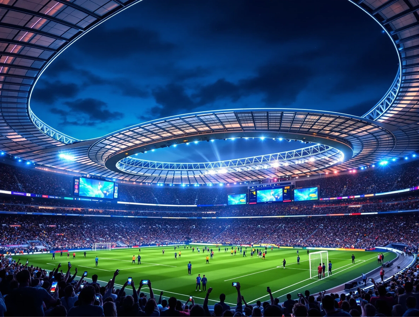 Zdjęcie stadionu piłkarskiego